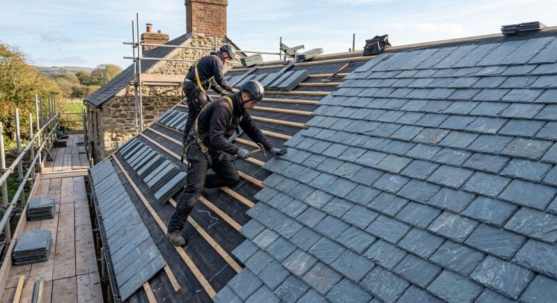 Slate Roofing Service detail